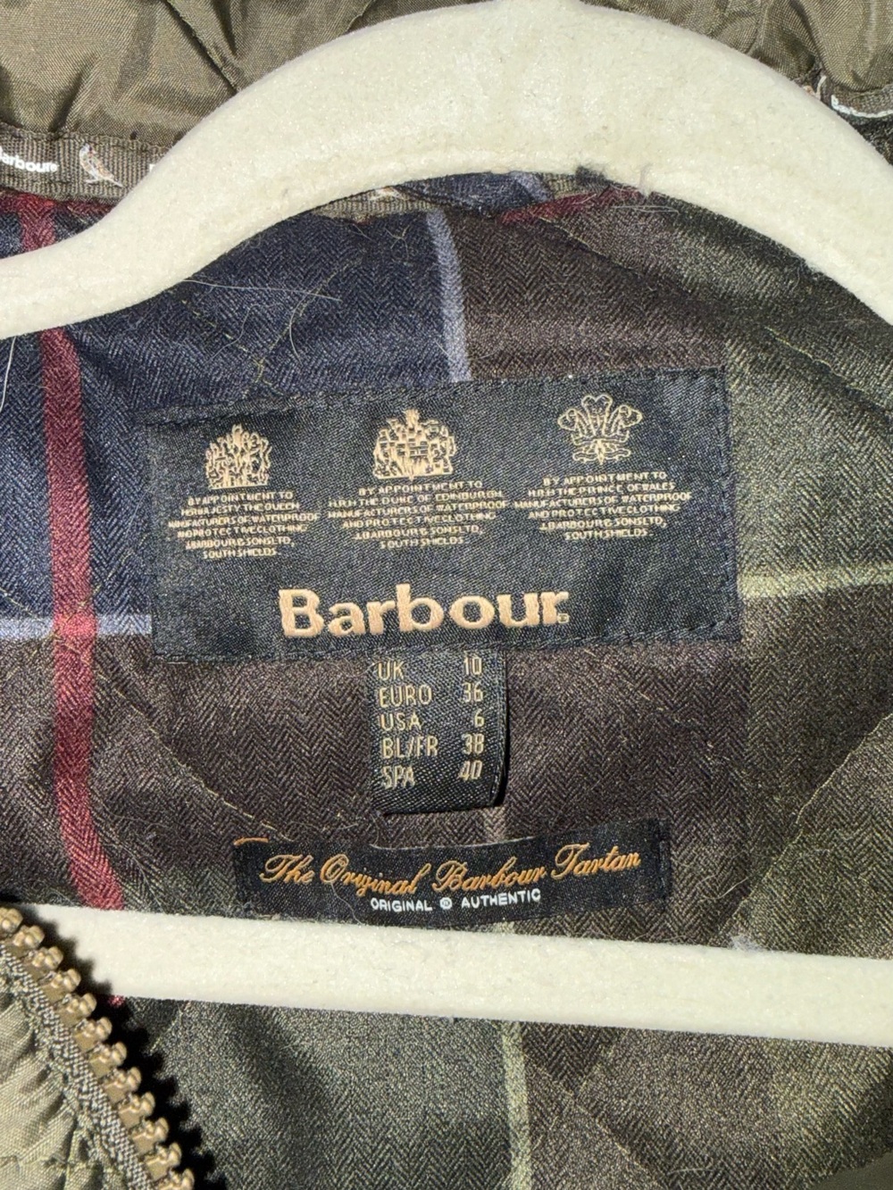 Barbour Dartford Waxed Jacket Olive - Picture 4 of 11